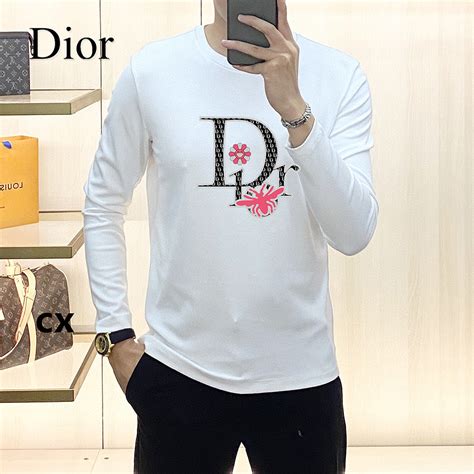 dior long sleeve|Dior long sleeve t shirt.